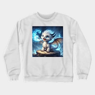 The Enchantment of the Baby White Dragon Crewneck Sweatshirt